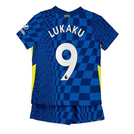 Camisola Chelsea Romelu Lukaku 9 Criança Equipamento Principal 2021-22